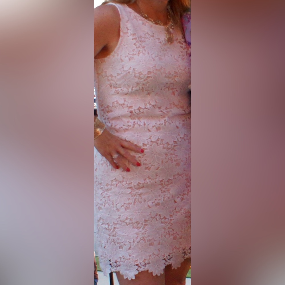 Floral Lace Sleeveless Dress